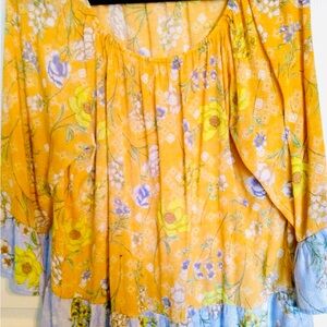 Off shoulder boho blouse